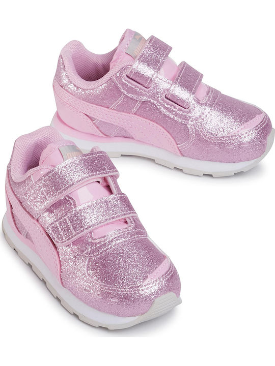 Vista Glitz Παιδικά Sneakers με Σκρατς Ροζ