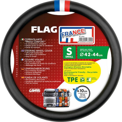 Lampa Car Steering Wheel Cover with Diameter 42-44cm Leatherette Black