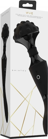 Vive Shiatsu Δονητής Μασάζ 28cm Black