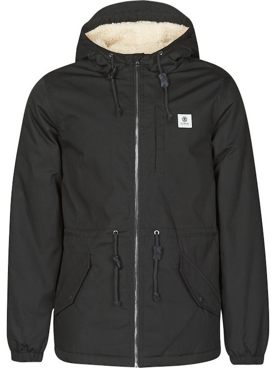 Stark Winter Jacke Parka Schwarz