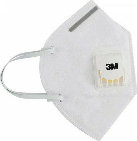 3M 9502V+ Protective Mask FFP2 with Valve White 25pcs
