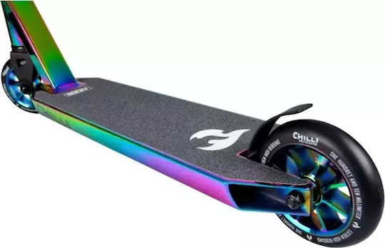 Chilli Kids Scooter Rocky 2-Wheel Freestyle for 8+ years old Years Black
