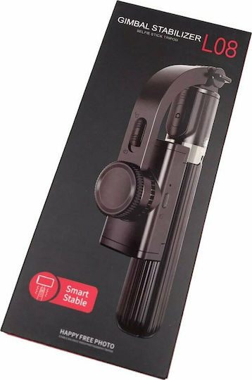 IRiSfot L08 Selfie-Stick Handy-Stative Bluetooth-Schwarz