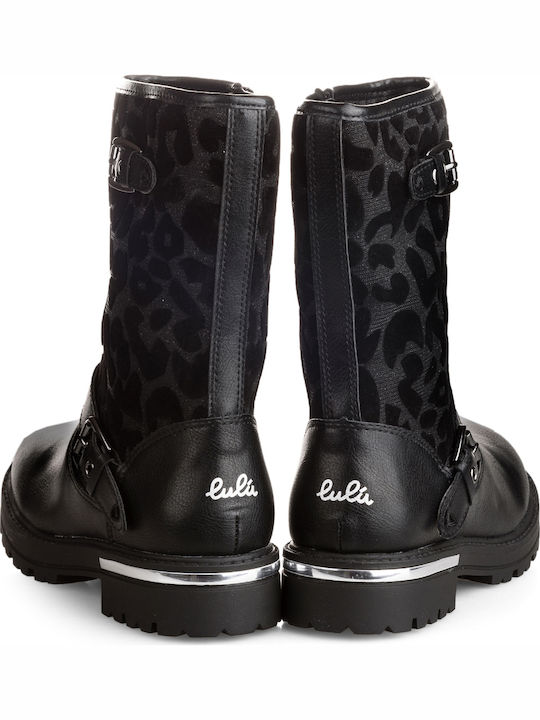 Marzia Kids Boots with Zipper Black