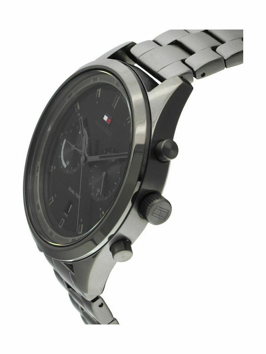 Tommy Hilfiger Bennett Men's Watch 44mm Battery with Black Metal Bracelet