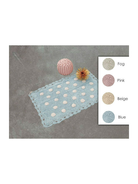 Palamaiki Bath Mat Cotton Cookie Beige 50x80cm