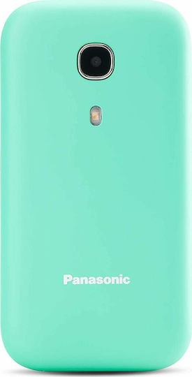 Panasonic KX-TU400 Single SIM Κινητό με Μεγάλα Κουμπιά Τιρκουάζ