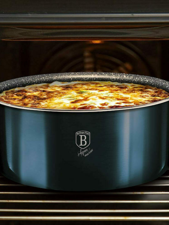 Berlinger Haus Metallic Line Cookware Set Made of Aluminum Aquamarine Collection with Stone Coating 4 Pieces