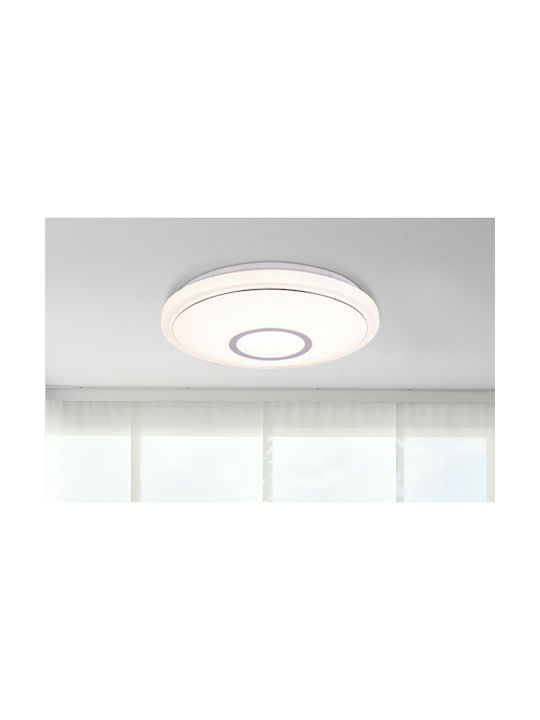 Globo Lighting Connor Таванно осветление 40бр Бяла с Вграден LED и Дистанционно Управление
