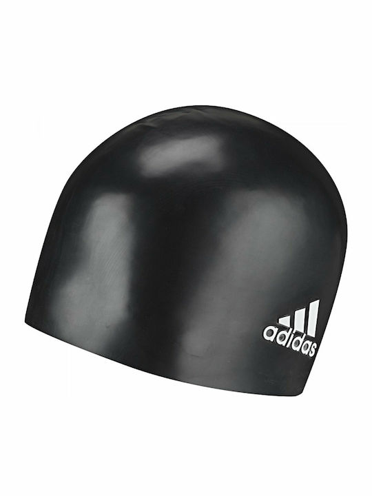 adidas Logo Silicone Adults Swimming Cap Black