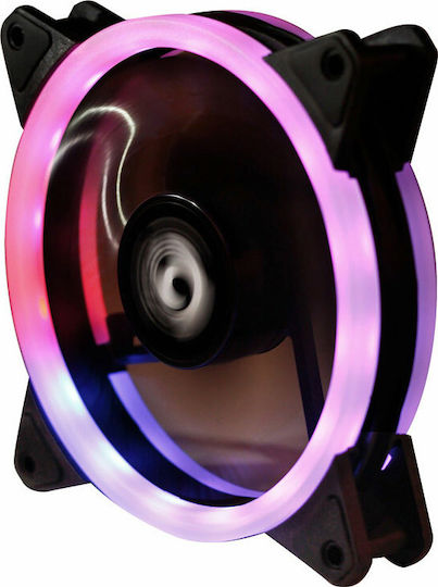 Chieftec AF-12 Case Fan 120mm (1200rpm / 53cfm) με RGB Φωτισμό και Σύνδεση 6-Pin