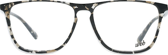 Web Men's Acetate Brown Tortoise Prescription Eyeglass Frame WE5286 055