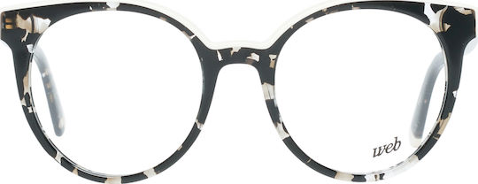 Web Rame Ochelari Pentru Femei Acetat Fluture Maro Tortoise WE5227 055