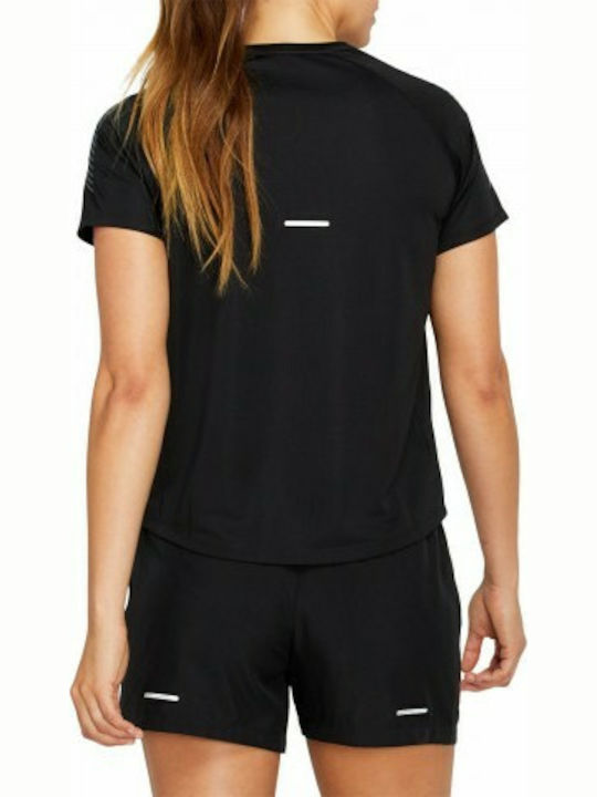 ASICS Icon Αθλητικό Γυναικείο T-shirt Μαύρο