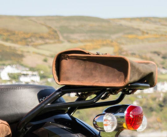 Longride Small Racer Schwanztasche Motorrad-Softtasche 4Es in Braun Farbe