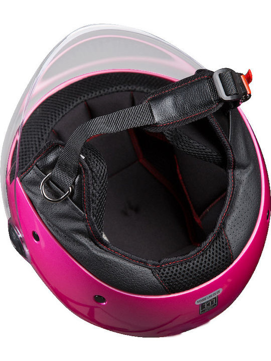 MT Street Gloss Pink Motorcycle Helmet Jet 950gr MTH000KRA221