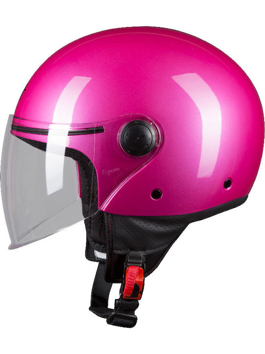 MT Street Gloss Pink Motorcycle Helmet Jet 950gr MTH000KRA221