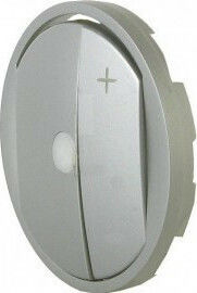 Legrand Celiane Dimmer Switch Front Dimmer Titanium in Silver Color 068375