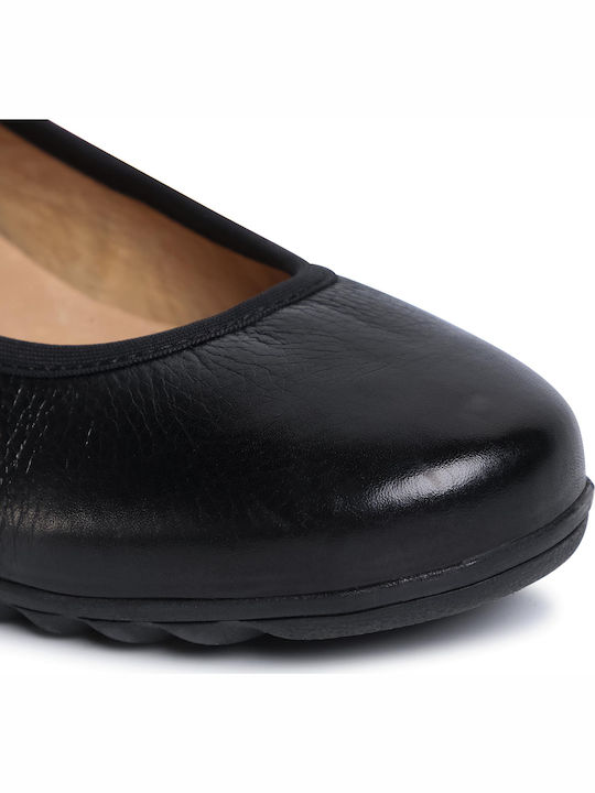 Anatomic Leather Ballerinas Black