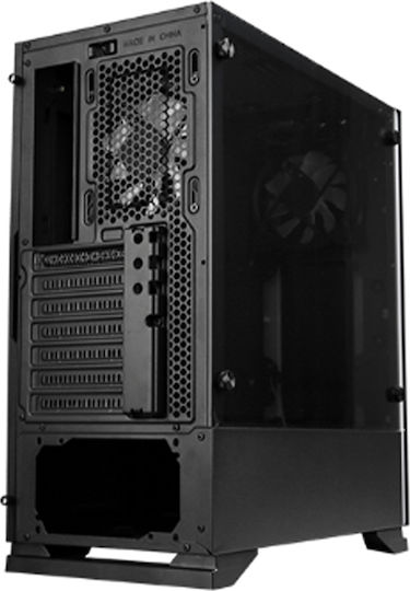 Zalman S5 Gaming Midi Tower Κουτί Υπολογιστή με Πλαϊνό Παράθυρο και RGB Φωτισμό Μαύρο