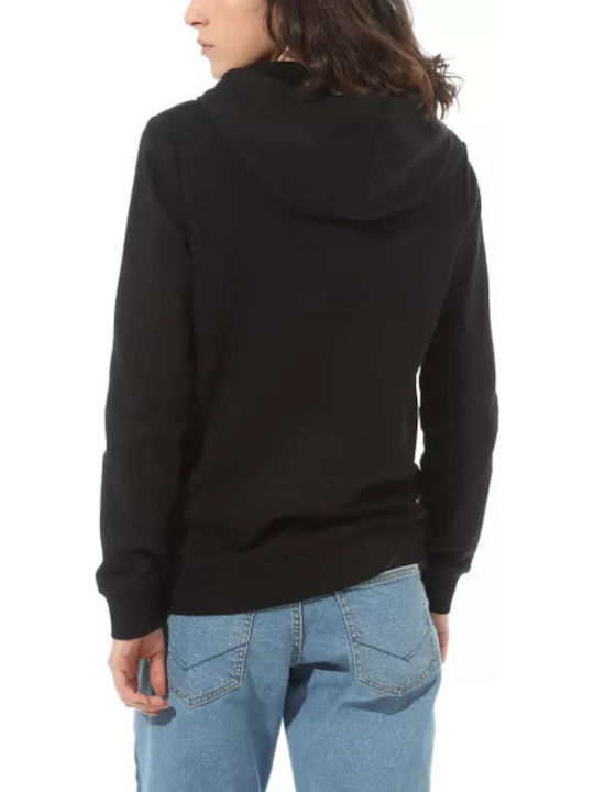 Classic V Women's Sweatshirt Hooded Black