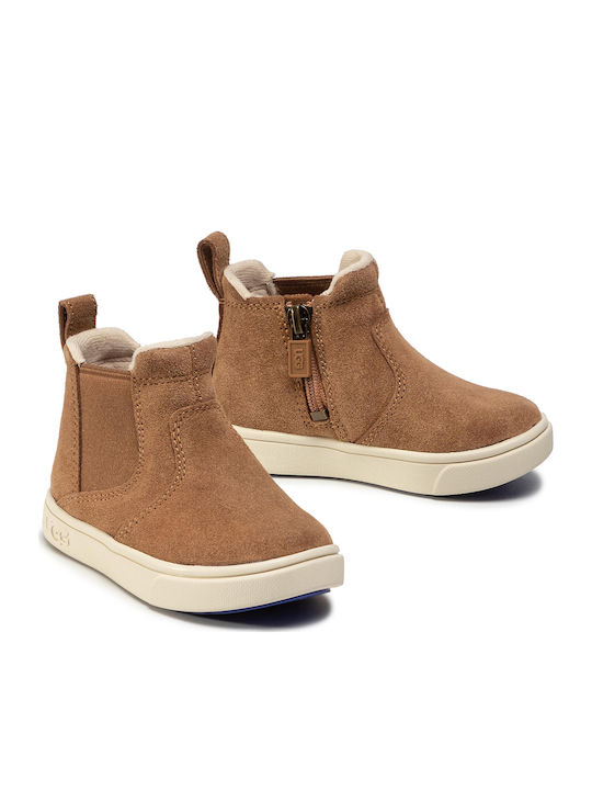 T Hamden II Suede Παιδικά Μποτάκια με Φερμουάρ Ταμπά