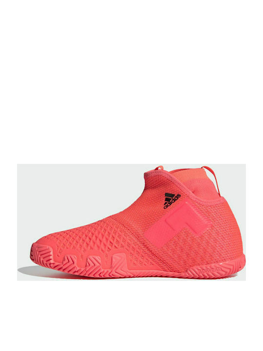 Adidas Stycon Laceless Hard Court Tokyo Γυναικεία Παπούτσια Τένις για Σκληρά Γήπεδα Signal Pink / Core Black