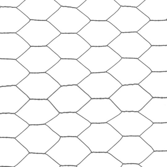 vidaXL Συρματόπλεγμα με Επικάλυψη PVC Γκρι 1.7x25m