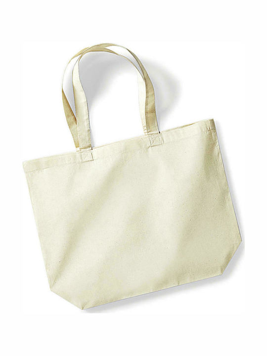 Westford Mill W125 Baumwolle Einkaufstasche in Beige Farbe Westford Mill W125 Baumwolle Einkaufstasche in Beige Farbe