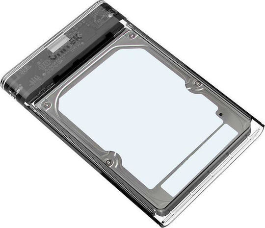 Unitek DiskGuard Limpid R Θήκη για Σκληρό Δίσκο 2.5" SATA III με σύνδεση USB 3.1 σε Διάφανο χρώμα
