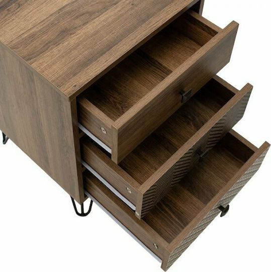 Pakketo Nachttisch Boho Holz Braun 40x40x59cm