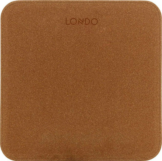 Londo Кожена Мишка Пад 210мм с Мишка Пад Кафяв
