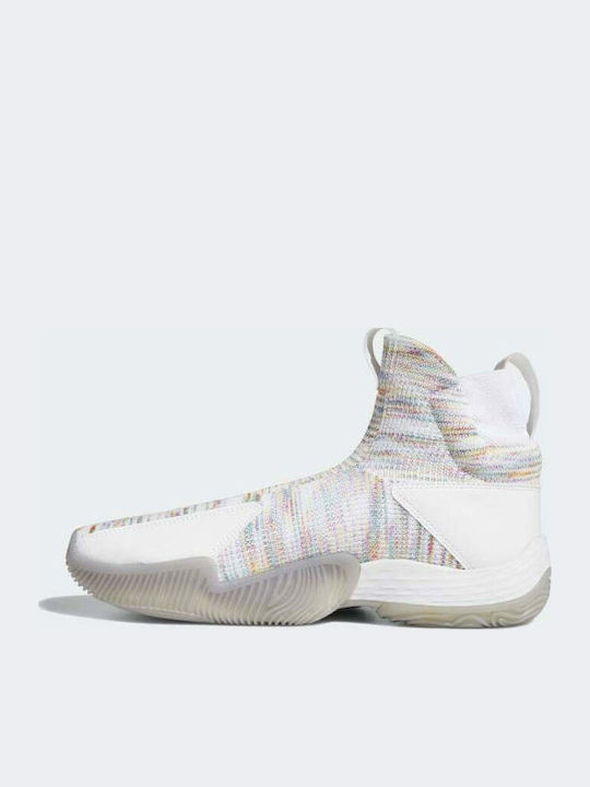 N3XT L3V3L 2020 Ψηλά Μπασκετικά Παπούτσια Cloud White / Gold Metallic / Light Solid Grey