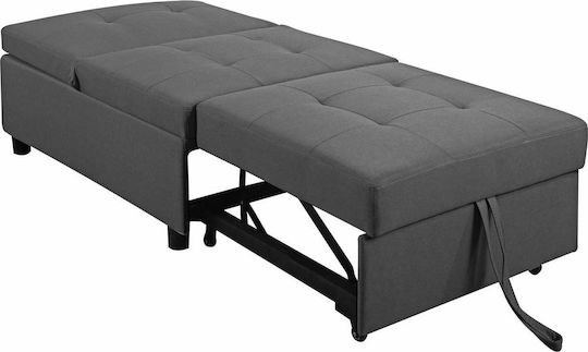 Imola Armchair Bed Dark Grey 75x106x90cm