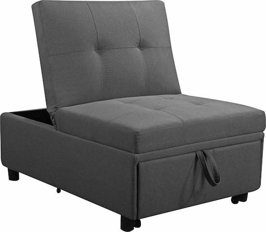 Imola Armchair Bed Dark Grey 75x106x90cm