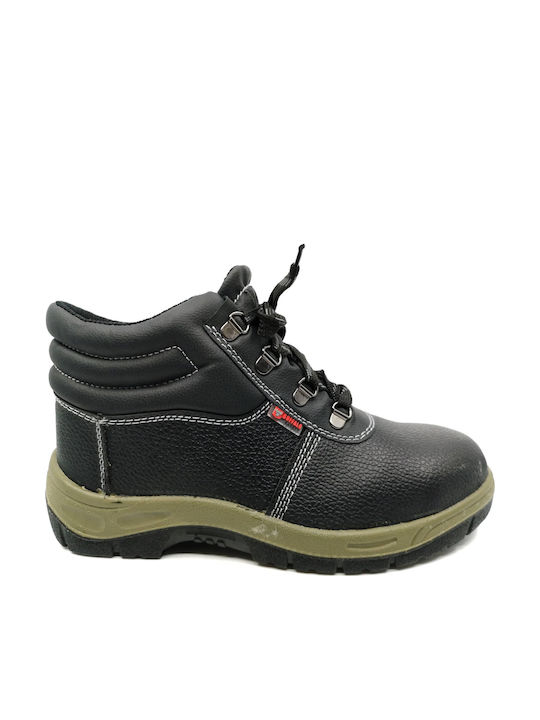 Buffalo Waterproof Boots Work Black with Certification P,AN