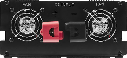 Green Cell Car Inverter Pure Sinewave 4000W to Converter 12V DC in 230V AC with 1xUSB