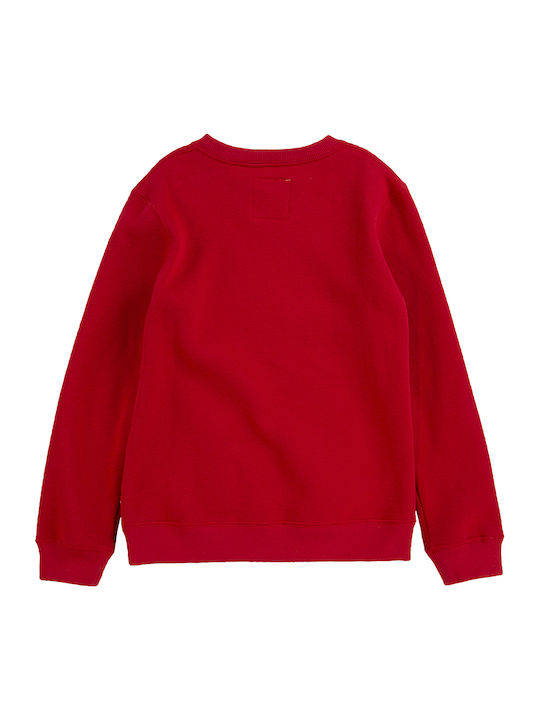 Levi's Kids Sweatshirt Red Batwing Crewneck