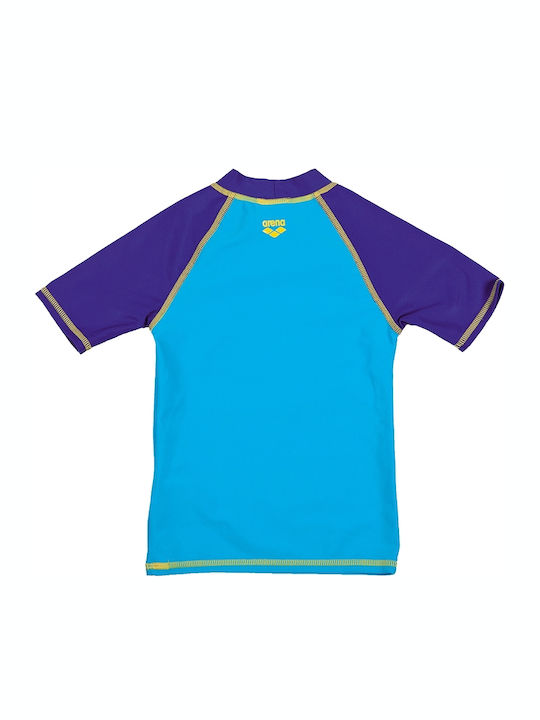 Arena Kinder Badeanzug UV-Schutz (UV) Shirt Hellblau