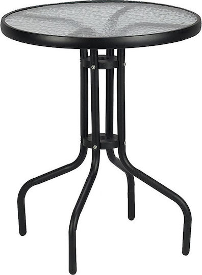 Tisch TAB-80BL 80x80x70cm Schwarz