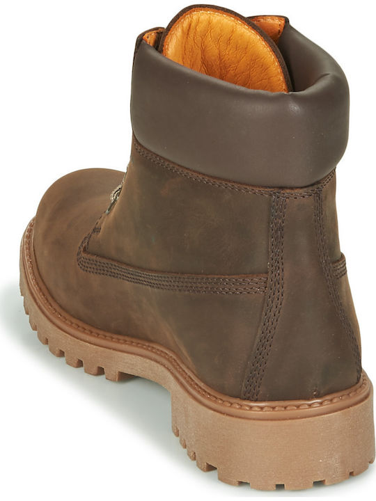 River Leather Brown Boots