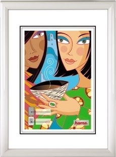HAMA Rama Foto Montată Pe Perete Cu Rama Albă Din Plastic 20x30 HAMA Rama Foto Montată Pe Perete Cu Rama Albă Din Plastic 20x30