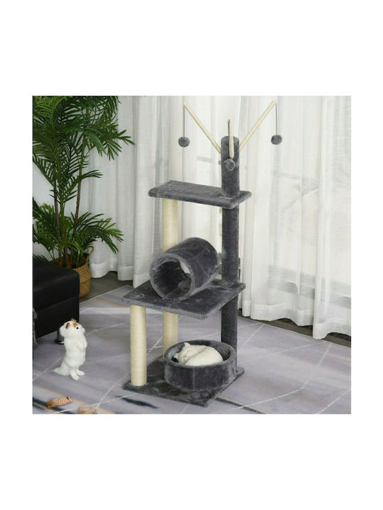 Pawhut Γατόδεντρο Γκρι 40x40x121εκ. Pawhut Γατόδεντρο Γκρι 40x40x121εκ.
