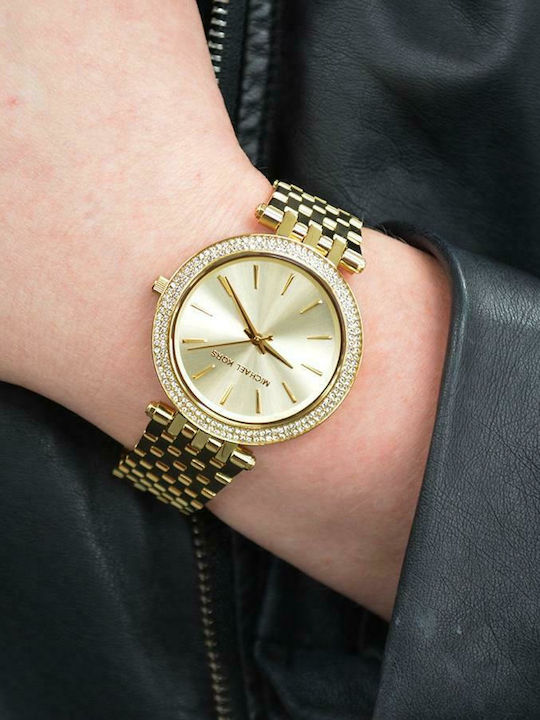 Michael Kors Darci Damen Uhr mit Gold Metallarmband