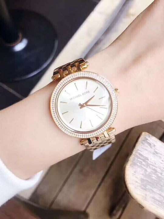 Michael Kors Darci Damen Uhr mit Gold Metallarmband