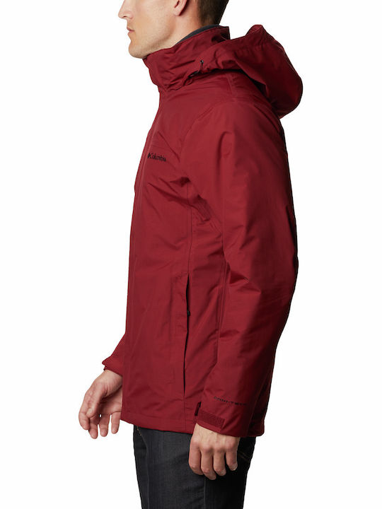 Mission Air Interchange Winter Jacket Waterproof and Windproof Burgundy