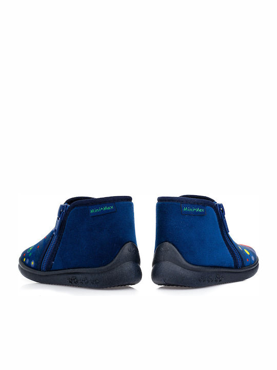 Anatomic Kids Slipper Ankle Boot Navy Blue Jojo 2