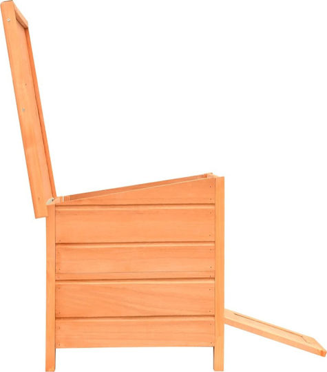 vidaXL Houses Cat Brown 50x43.5x46cm