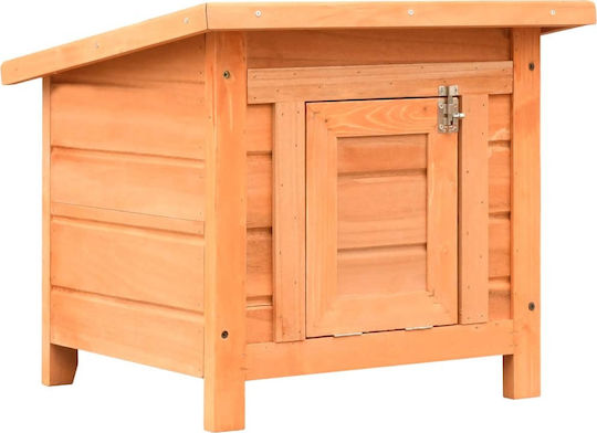 vidaXL Houses Cat Brown 50x43.5x46cm