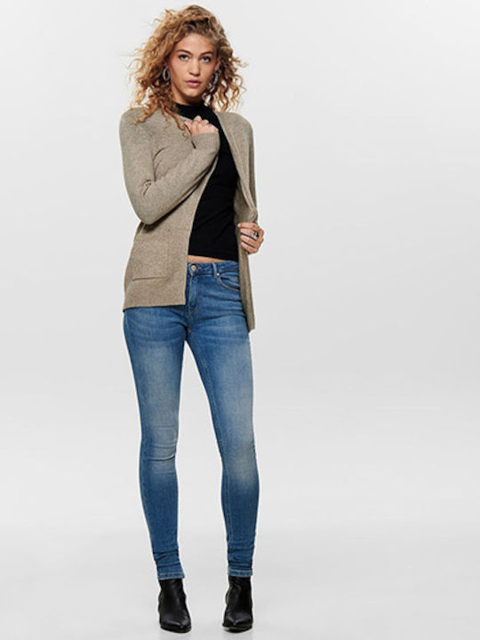 Onllesly Women's Knitted Cardigan Beige